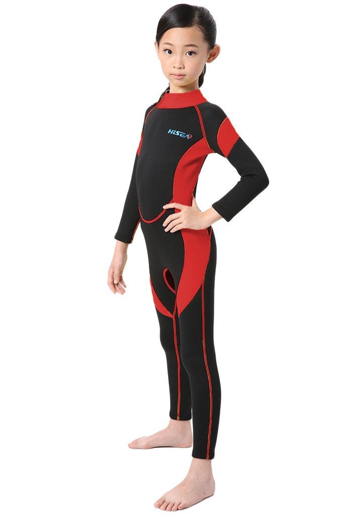 Cokar Neoprene Wetsuit One Piece Swimsuit for Kids Boys Girls UV Protection for Swim Surf Snorkel Scuba Diving - Image 2